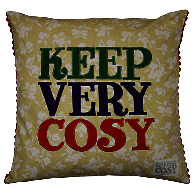 Emma Bridgewater Keep Very Cosy Cushion